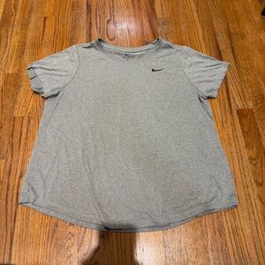 Nike Dri-FIT Heather Gray Tee